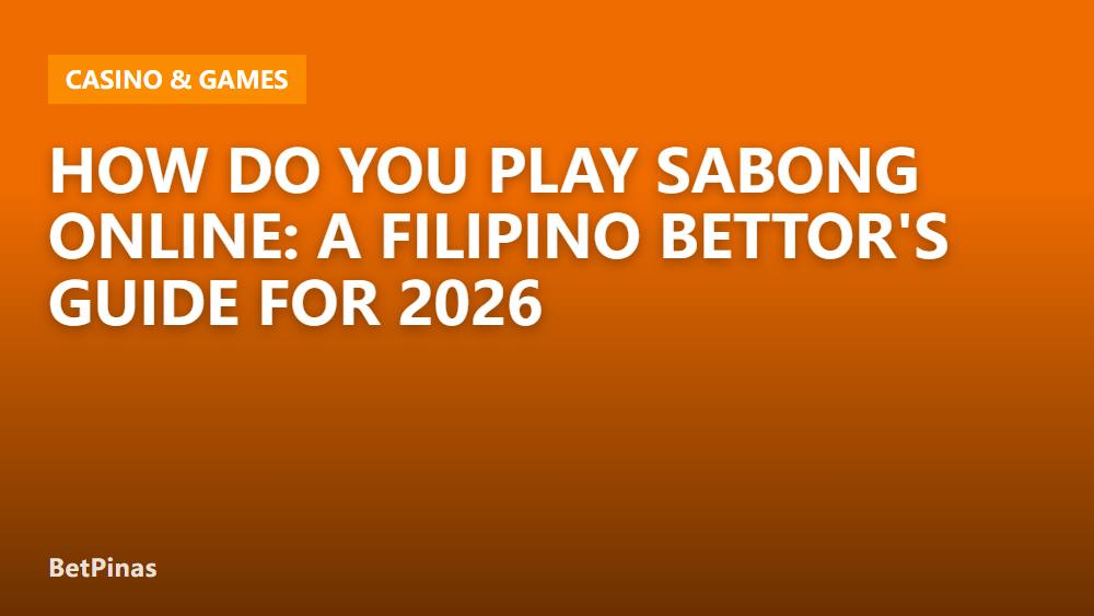 How Do You Play Sabong Online: A Filipino Bettor's Guide for 2026